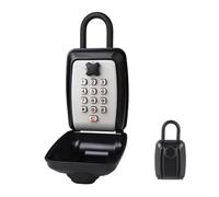 IRFHDCX Boite À Clé Sécurisée Coffre-Fort à clé, boîte de Rangement secrète, Verrouillage sécurité par Mot Passe, sans, for la Maison ou Le Bureau, Combinaison Portable, Fixation Murale(Grey)