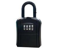 IRFHDCX Boite À Clé Sécurisée Coffre-Fort à clés avec Mot de Passe en Alliage Zinc, matériau métallique, for l'extérieur, 4 numériques(Brown)