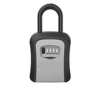 IRFHDCX Boite À Clé Sécurisée Coffre-Fort à clés Portable et étanche for l'extérieur l'intérieur for Agents immobiliers for de Maison Cache-clés Combinaison(Grey AT030 Zink)