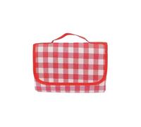 IRFHDCX Couverture Pique Nique Couverture De Pique-Nique Imperméable Et Résistante Au Sable avec Grille, Pliable Format Sac À Main, Idéale(Red,100cmX150cm)