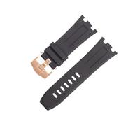 IRFKR Bracelet de montre en caoutchouc FKM souple, pour Audemars et Piguet 15710/15703, libération non rapide, 28mm, fluor naturel, accessoires(Gray 4)