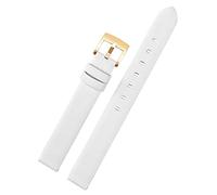 IRFKR Véritable sangle en cuir pour Swarovski 5158517/5158544/5158972 WatchAccessories Bracelet de mode 12 mm STRAPE DE MONTRATION DE MONTRE(White gold)