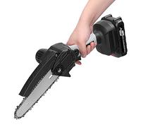 Irfora 21 V 6 pouces Scie d'élagage électrique portable Petite tronçonneuse à bois Moteur à brosse Outil de travail du bois à une main pour l'utilisation de la coupe de jardin verger