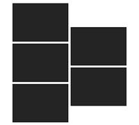 Irfora 5 X Feuille D' Jet D'encre Magnétique A4 Blanche, Aimant en Papier Photo Imprimable, pour Réfrigérateurs, Portes en Fer, Etc.avec des Fonctionnalités Faciles à Imprimer,