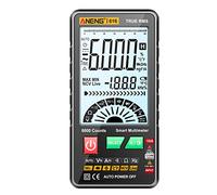 Irfora 616 Multimètre numérique intelligent Auto Range 6 000 points NCV Compteur universel True RMS Testeur multifonctionnel Voltmètre Ampèremètre avec rétroéclairage Lampe de poche AC/DC