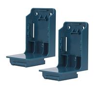 Irfora ABS Support de Rangement de Batterie pour Outils Électriques | Finition sans bavure, Construction robuste, Compatible avec les équipements 18 V, Conception murale, Solution de rangement