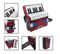 Irfora Accordéon 17 Touches 8 Basses pour Enfants, Jouet D'éveil Musical,