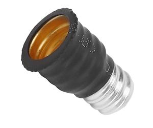 Irfora Adaptateur de Lampe E14 vers E12, 6 Pièces, Installation Simple | Matériau PC, durable, idéal pour les salons, salles de conférence, garages