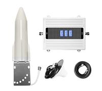 Irfora Amplificateur de signal à bande trifréquence 70 dB gain élevé longue portée écran LCD avec affichage LED