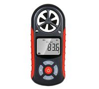 Irfora Anémomètre numérique portable 8 en 1 Vitesse du vent/froid du vent/Température/Humidité de l'air/Indice de chaleur/Point de rosée/Pression atmosphérique/Altimètre Météorographe numérique avec