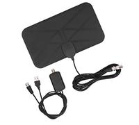 Irfora Antenne Numérique HD, Gain de 25 Dbi, Couverture Large, Angle de Réception à 360 °, Support Adhésif, pour la Réception du Signal TV avec VHF, UHF, Antenne Monture Adhésive