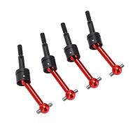 Irfora Arbre de Transmission CVD pour TT02, 70mm Aluminium (Red) | Compatibilité universelle, matériau résistant à l\'usure, installation facile, pièces de mise à niveau