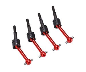 Irfora Arbre de Transmission CVD pour TT02, 70mm Aluminium (Red) | Compatibilité universelle, matériau résistant à l\'usure, installation facile, pièces de mise à niveau