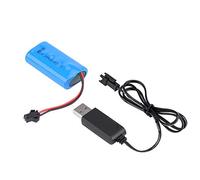 Irfora Batterie RC 500mAh Accessoire Amélioration | Haute qualité, efficacité de chargement USB, connexion facile, compatibilité RC Crawler