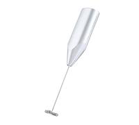 Irfora Batteur à œufs électrique Durable 1,4 * 1 * 7,9 Pouces, Mousseur à Lait Facile Manipuler, Machine Cappuccino Rapide, Batteur œufs, Amateur de café Blanc