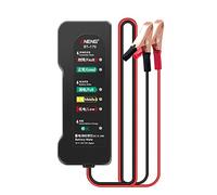 Irfora BT170 Testeur de batterie de voiture portable 12 V DC 9-24 V Outil de test de batterie avec indicateur LED Analyseur d'erreur Test de surcharge pour les motos automobiles
