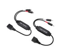 Irfora Câble D'extension de Son Plug and Play, Anti-interférence RJ45 pour Home Cinéma, 2 Unités