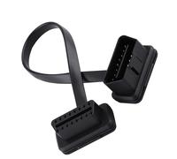 Irfora Câble D'extension OBD Mâle à Femelle 16 Broches, Distance de Fonctionnement de Diagnostic Plus Longue, Haute fiabilité, Peut être utilisé avec Gooddriver, Kartor, Sober et d'autres (30 cm)