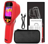 Irfora Caméra thermique portable -20 ℃ à 550 ℃ Petite caméra thermique prend en charge la mesure de la température moyenne maximale et minimale Enregistrement d'image Écran TFT 2,4 pouces
