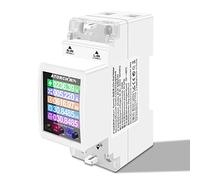 Irfora Compteur d'énergie WiFi monophasé intelligent - Affichage numérique - 3 modes tarifs électriques - Installation sur rail de guidage de 35 mm - Application smartphone - Contrôle à distance avec