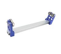 Irfora Détecteur de Rectitude de Flèche, 30 Mm Large en Alliage D'aluminium | Rouleau en acier inoxydable, Facile à utiliser, Conception de support en PE, Idéal pour les archers