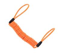 Irfora Disque de blocage de rappel câble, 1,25 m Bobine d'acier (Orange) | Matériau de bobine durable, design léger, utilisation multifonctionnelle, support sûr pour guidon