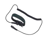 Irfora Dragonne Antistatique, Bracelet ESD avec Fil de Mise à la Terre, Cordon en Spirale Extensible, Idéal pour les Applications de Service, Large Application, Solide et Robuste, (Noir)