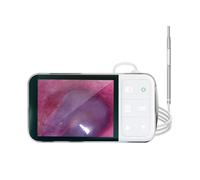 Irfora Endoscope numérique LCD de 4,5 pouces - 3,9 mm - Caméra auriculaire 1080p avec 6 lumières - Outil de retrait de cérumen pour enfants et adultes - Avec sac de rangement