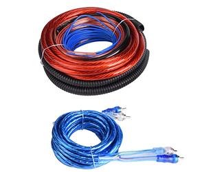 Irfora Fil pour Subwoofer de Voiture, Kit Amplificateur 2800W