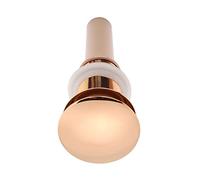 Irfora Fonctionnement Fluide du Bouton-poussoir, Résistance à la Corrosion G1 1/4" Drain Pop-up en Laiton, Facile à Installer pour les Bassins sans Trou de Trop-plein, une Bonne Aide pour (Or rose)