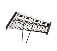 Irfora Glockenspiel Xylophone 25 Notes avec Noms de Notes Gravés, Base en