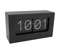 Irfora Horloge à Bascule de Style Rétro 24 Heures sur 24, Horloge de Bureau Mécanique en Acier Inoxydable, Facile à Lire, Applicable pour Les Salons, Les études, Brillante et Exquise