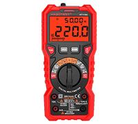 Irfora HT118A Multimètre numérique Plage de mesure Multimètre 6000 comptes True RMS Mesure de la tension AC/DC Résistance Courant Capacité Fréquence Température Diode de test NCV avec rétroéclairage