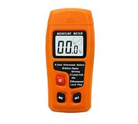 Irfora Humidimètre numérique pour bois Type de broche LCD Lampe de fond Testeur d'humidité du bois portable 4 modes commutables avec batterie 9 V 6F22 pour matériaux de construction de bois de