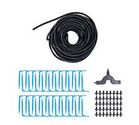 Irfora Kit de Goutteurs D'irrigation de 15 M, Ensemble de Tuyaux D'arrosage pour Semis de Serre de Jardin, avec Débit D'eau Uniforme et Bonne économie D'eau, pour Espaces Verts