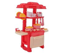 Irfora Kitchen de Jeu avec Accessoires Complets | Expérience culinaire interactive, plastique de qualité supérieure, adapté aux deux sexes, améliore la créativité