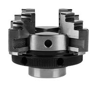 Irfora Lathe Chuck égocentrices Lathe Chuck 50 Mm, Haute Précision et Grande Plage de Serrage pour le Travail du Bois, Petite Taille et Pratique à Transporter, Mandrin en Métal pour