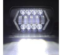 Irfora LED Super Brillante, Largement Adaptée à Différents Types de Véhicules, Longue Durée de Vie, Phare carré à LED de 12,7 X 17,8 Cm, Faisceau Haut/bas, adapté pour, étanche IP67