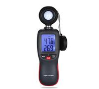 Irfora Luxmètre numérique écran LCD portable Mini luminomètre photomètre Luxmètre 0-200000 lux avec mode de maintien des données max/min/données