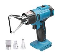 Irfora Machine à air Chaud Portable sans Fil, équipement de Chauffage reable au Lithium, Outil électrique réglable avec 2 Buses compatibles avec la Batterie au Lithium Makita 18 V