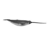 Irfora Miniature Narwhal Figurine, Ocean Creature Toy | Plastique robuste, aspect réaliste, parfait pour la décoration, à partir de 3 ans