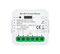 Irfora Module de rideau WiFi pour la maison - Appliance intelligente - Module de téléphone mobile - Application à distance compatible avec la maison pour la commande vocale