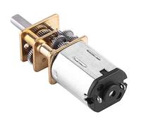 Irfora Moteur à Engrenages électrique, Couple élevé, Rapport 1:1000 (6V | Engrenages métalliques robustes, options de vitesse polyvalentes, faible entretien, idéal pour les projets