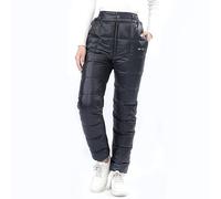 Irfora Pantalon en duvet d'oie unisexe pour adultes - Pantalon de randonnée imperméable et respirant - Membrane élastique - Rembourrage 90 % duvet d'oie blanche - Tissu nylon haute densité - Pouvoir