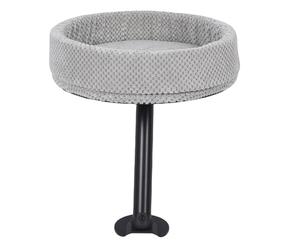 Irfora Perchoir pour Chat de Bureau en Fer à Haute Résistance | Construction robuste et durable, Mécanisme de fixation réglable, Parfait pour les chats joueurs, Améliore la décoration de