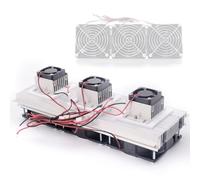Irfora Refroidisseur thermoélectrique DIY 180 W, refroidisseur haute performance, système de refroidissement thermoélectrique Peltier à trois cœurs, kit d'accessoires de réfrigérateur DIY