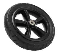 Irfora Roue Pneumatique de 8 Pouces 200x45, Pneu en Caoutchouc avec Chambre à Air, Moyeu et Roulements pour Scooter électrique, Noir, Excellente Adhérence et Performances D'absorption