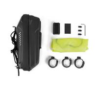 Irfora Sac Extérieur Rigide pour Tube Supérieur de Vélo avec Support de Téléphone Rotatif à 360 ° pour Vélo Montagne, Support Téléphone Universel écrans 6,1 à 6,8 Pouces, Dégagement Rapide,