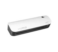 Irfora SL299 Ensemble de Machines à Plastifier Format A4, Système à 2 Rouleaux, 20 Pochettes de Plastification, Coupe-papier, Arrondi D'angle, Bouton ABS, Fournitures Scolaires, (Prise UE)