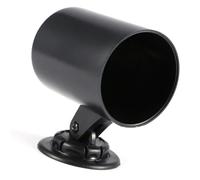 Irfora Support de Compteur de Voiture, Support Tasse Universel Noir pour Véhicule à Jauge Unique avec Ruban Adhésif Double Face, Matière Plastique, Installation Facile, adapté aux